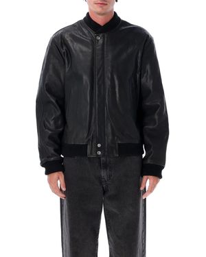 Isabel Marant Blaike Leather Bomber - Black