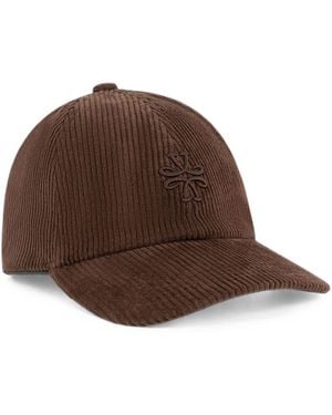 Jacob Cohen Logo-Embroidered Corduroy Baseball Cap - Brown