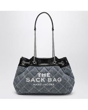 Marc Jacobs Quilted Denim Shoulder Bag - Black