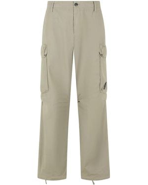 C.P. Company Cotton Cargo Trousers - Natural