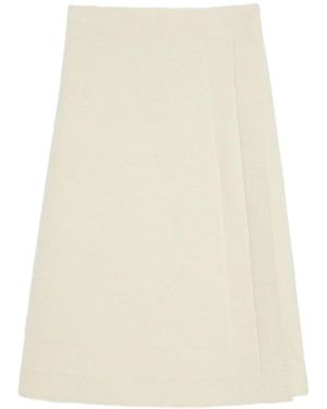 Jil Sander "Padded Details" Skirt - Natural