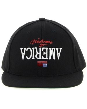 Willy Chavarria 'Welcome To America' Cap - Black