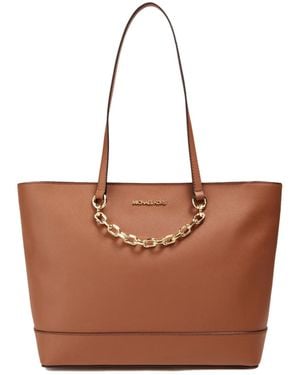 Michael Kors Jet Set Chain Swag Tote Bag - Brown