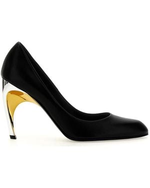 McQueen 'Armadillo' Court Shoes - Black