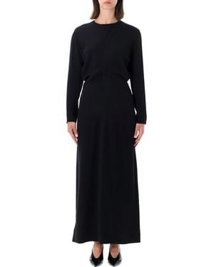 TOTEME Slouch Waist Long Dress - Black