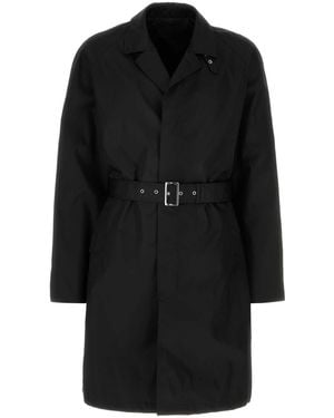 トレンチコート PRADA Midnight blue Re-Nylon trench coat Prada Midnight Re-Nylon Trench Coat in Blue | Lyst