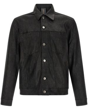 Giorgio Brato Leather Jacket - Black