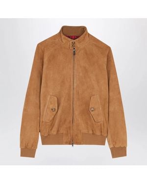 Baracuta G9 Suede Jacket Tobacco - Brown