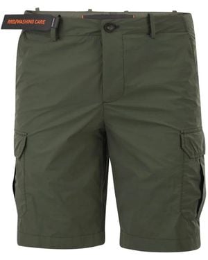 Rrd Stretch Technical Cargo Bermuda Shorts - Green