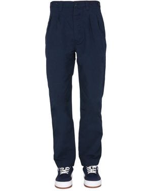 Nigel Cabourn Oversize Fit Pants - Blue