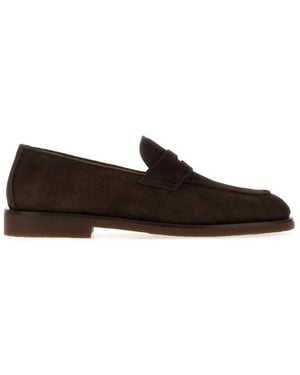 Brunello Cucinelli Pair Of Loafers - Brown