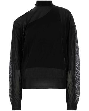 Fendi Pull Silk Organza - Black