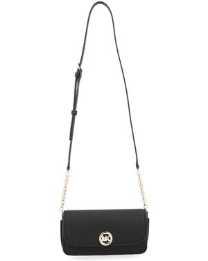 MICHAEL Michael Kors Leather Crossbody Bag - White