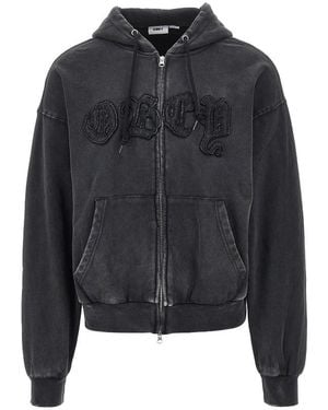 Obey Cotton-Blend Gothic Sweatshirt - Black