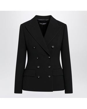 Dolce & Gabbana Dolce&Gabbana Double-Breasted Jacket - Black