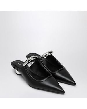 JW PEI Sabot Helena Perforated - Black