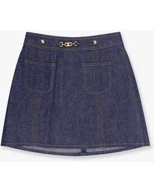 【CELINE】 ウール trapeze mini skirt ミニスカート RJ00M0774 CELINE】 ウール trapeze mini skirt ミニスカート RJ00M0774
