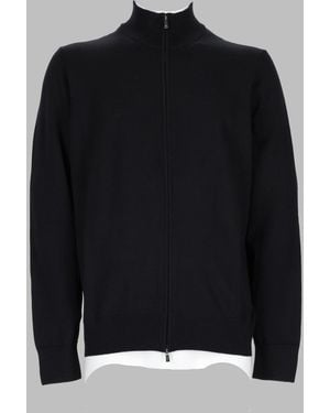 BOSS Cardigan "H-Balonso" Con Zip - Black