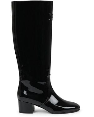 Celine Le Bottes Triomphe High Boot 50 - Black