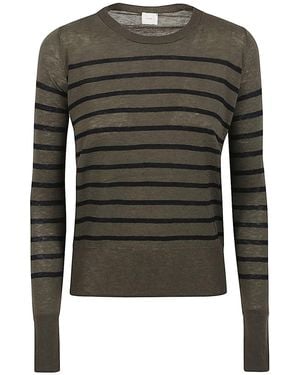 C.t. Plage Wool Striped Jumper - Grey