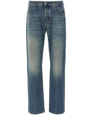 McQueen 'Skull' Jeans - Blue