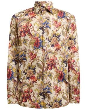 Etro Cotton Roma 8 P.C. Shirt - White