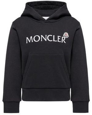 Moncler Sweatshirt With Logo - Black
