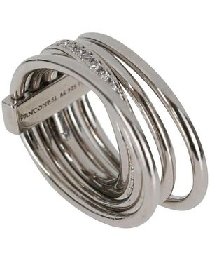 Panconesi "Solar Crystal" Ring - Gray