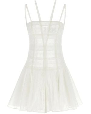 Giovanni bedin Chantilly Lace Dress - White