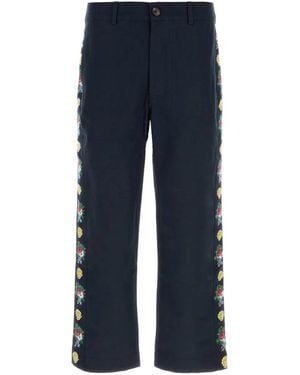 BAZISZT Pine Trousers - Blue