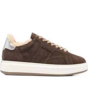 Woolrich Leather Sneakers - Brown