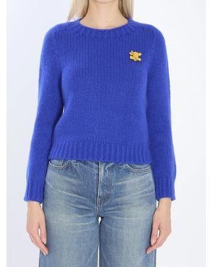 Celine Royal Crewneck Jumper - Blue