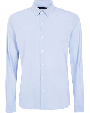Rrd "Oxford" Jacquard Stripe One Shirt - Blue