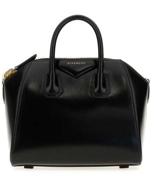 Givenchy Calf Leather Antigona Mini - Black