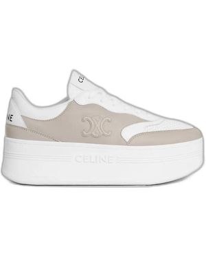 Celine Wedge Trainer - White