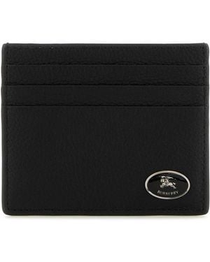 Burberry Leather Cotswolds Cardholder - Black