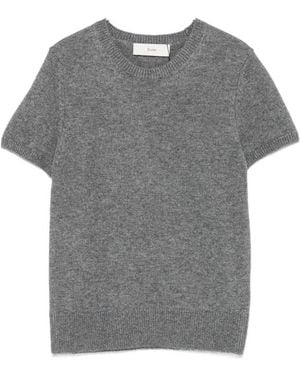 DUNST Wool Blend Crewneck Jumper - Grey