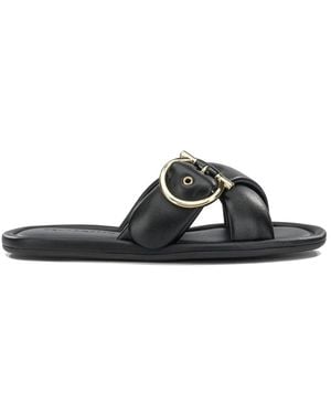 Ferragamo "Elyzia" Slide - Black