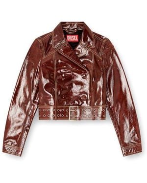 DIESEL Cotton Jacket - Red