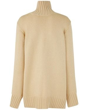 Jil Sander Sweater Tn Ls - Natural
