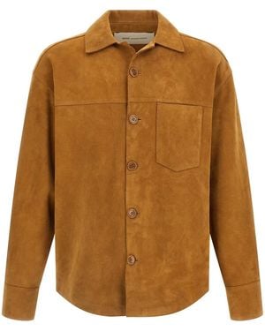 Ami Paris 'Ami De Coeur' Overshirt - Brown