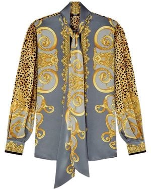Versace Silk Shirt - Grey