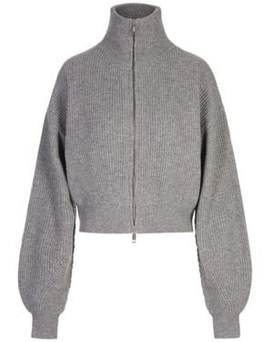 Max Mara Wool-Blend Clothing Sweaters - Gray