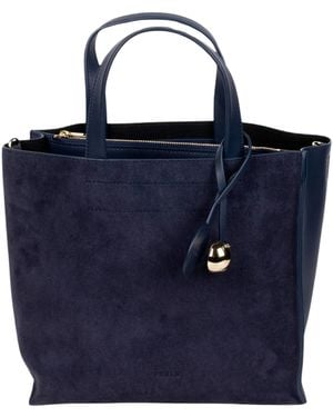 Furla Divide Top-Handle Bag - Blue