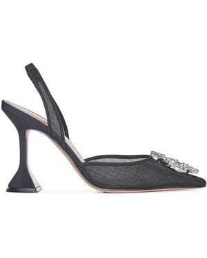 AMINA MUADDI Begum Slingbacks - White
