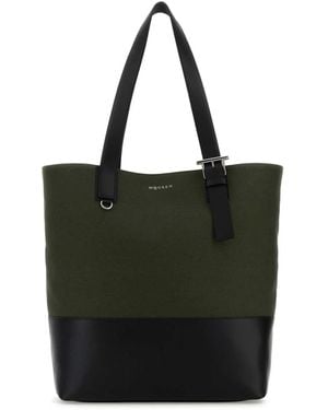 McQueen T-Bar Shopper - Black