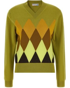 Ballantyne 'Diamond' Sweater - Green