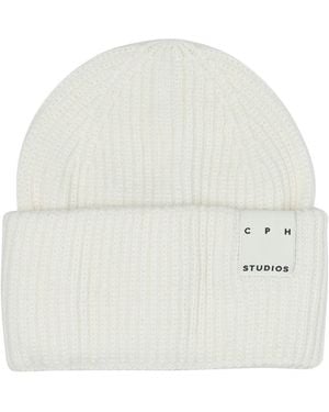 COPENHAGEN Wool Blend Beanie Off - White