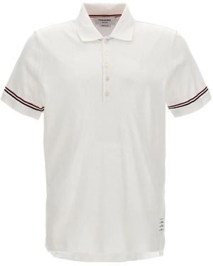 Thom Browne 'Rwb' Polo Shirt - White