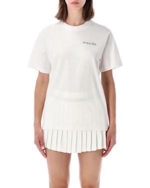 Sporty & Rich Sporty & Rich Sporty & Rich Syracuse T-Shirt - White